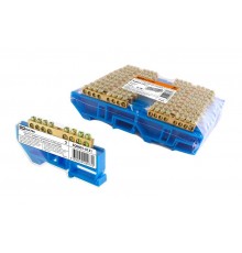 Шина "N" нулевая с изолятором на DIN-рейку 8x12мм стойка бол. 8 групп инд. стикер  SQ0801-0131  TDM