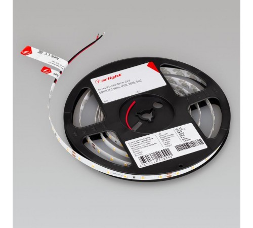 Лента светодиодная RT-A60-8mm 24V Warm3000 CRI98 (7.2 W/m, IP20, 2835, 5m) (arlight, Открытый)  021409(2)  Arlight