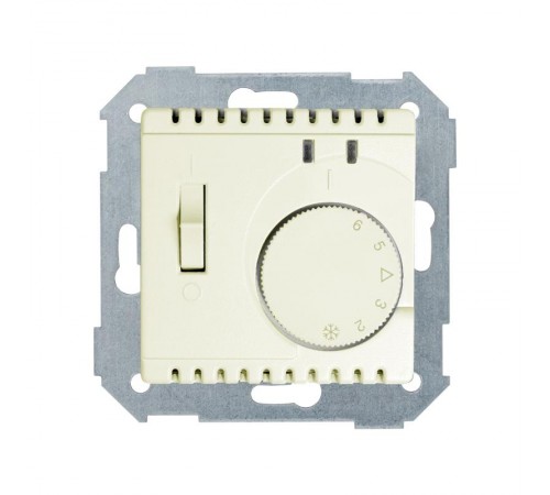 Simon 82 Термостат с датчиком в пол (зондом), с выключателем - контроль отопления, S82, S82N, S82 Detail, бел  82504-30  Simon