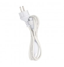 Шнур питания для гирлянды Дюраплей 4 А, подключение до 200 м, белый каучук, 230 В  315-001  NEON-NIGHT