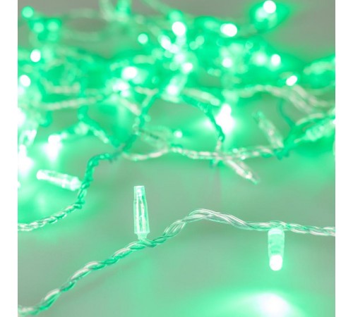 Светодиодная гирлянда ARD-STRING-CLASSIC-1000-CLEAR-100LED-PULSE Green (230V, 7W) (Ardecoled, IP65)  031640  Arlight