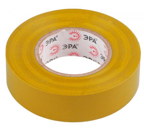 ПВХ-изолента 15мм*20м желтая  C0036547  ЭРА