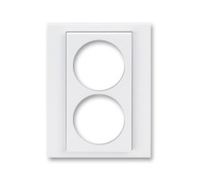 ABB Levit Белый / белый Сменная панель на розетку с з/к двойную Белый  ND5513H-A2223 03  2CHH132223A8003  ABB