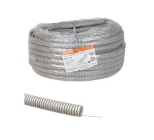 Труба гофрированная ПВХ d 25 с зондом (50 м) тяжелая  SQ0401-0103  TDM