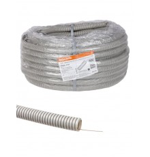 Труба гофрированная ПВХ d 25 с зондом (50 м) тяжелая  SQ0401-0103  TDM