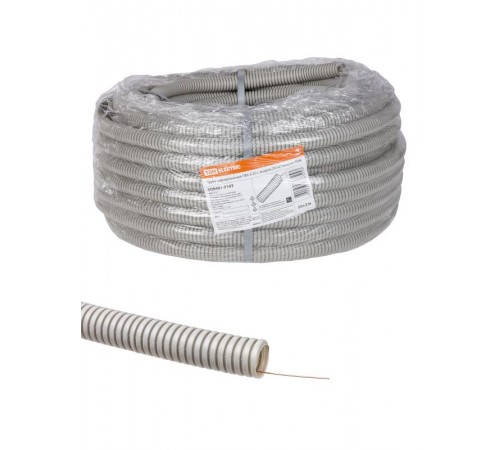 Труба гофрированная ПВХ d 25 с зондом (50 м) тяжелая  SQ0401-0103  TDM