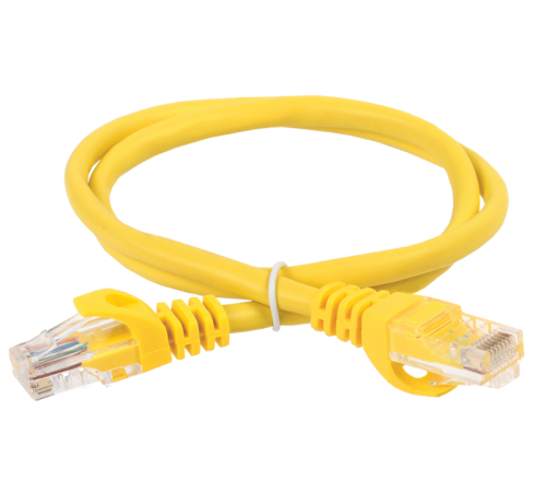 Шнур коммутационный кат.5Е UTP 10м желтый GENERICA  PC05-C5EU-10M-G  ITK
