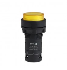Кнопка с подсветкой OptiSignal Compact D22 C7-PL-M510 желтая 1НО 230 В AC XB7NW35M1  362098  КЭАЗ