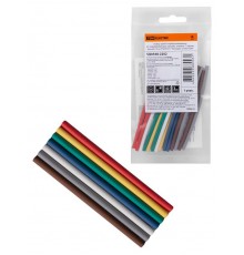 Набор трубок термоусаживаемых, клеевых ТТкНГ(3:1) "Полицвет 2,4/0,8 "  SQ0548-2202  TDM