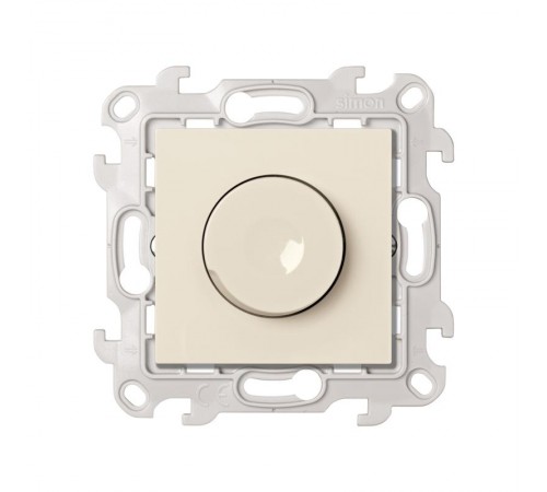 Светорегулятор LED поворотно-нажимной проходной 6-60Вт 230В цвета слоновая кость S24 Harmonie  2412313-031  Simon