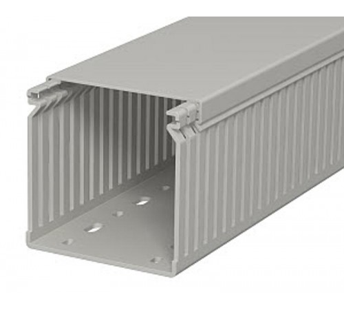 Распределительный кабельный канал LK4 80x80x2000 мм (ПВХ,серый) (LK4 80080)  6178056  OBO Bettermann