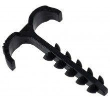 Дюбель-хомут Т-обр. 4-12мм нейлон черный (100шт/упак)  UDH11-04-12-100-K02  IEK