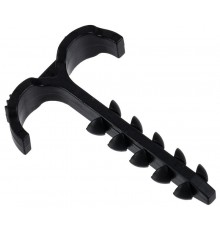 Дюбель-хомут Т-обр. 4-12мм нейлон черный (100шт/упак)  UDH11-04-12-100-K02  IEK