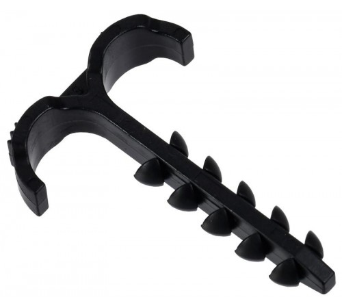 Дюбель-хомут Т-обр. 4-12мм нейлон черный (100шт/упак)  UDH11-04-12-100-K02  IEK