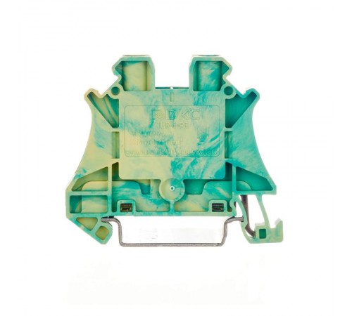 Клемма заземления, винтовой зажим, 2 точки подключения, 6 кв.мм  TUR-6-PE  DKC