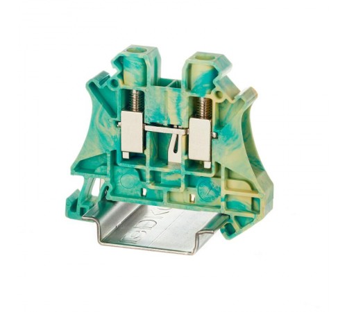 Клемма заземления, винтовой зажим, 2 точки подключения, 6 кв.мм  TUR-6-PE  DKC