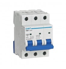 Выключатель автоматический трехполюсный NB1-63H 3P 2A 10кА х-ка D (R)  179883  CHINT