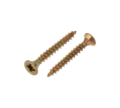 Саморез универсальный KRANZ 3х25, желтый цинк, короб (200 шт./уп.) KR-01-3311-012  Kranz