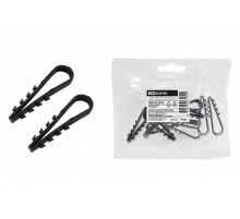 Дюбель-хомут ДХК-10 для круглого кабеля 5-10мм нейлон черный (10шт)  SQ0539-0025  TDM