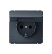ArtGallery Грифель Розетка с заземлением со шторками с крышкой, 16А, IP20,  механизм, быстрозажим. клем.,  GAL000746S  SE