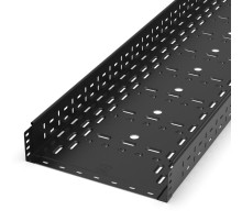 Лоток перфорированный Стандарт 400х100х3000 (1,0 мм) RAL 9005 (6 м/уп)  PR16.10264  Промрукав