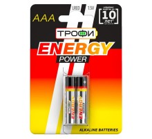 Батарейка щелочная (алкалиновая) LR03-2BL (40/480/23040) (AAA)   C0034929  ТРОФИ