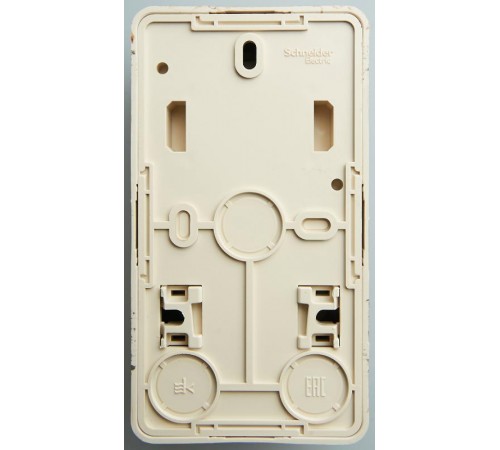 Этюд Сосна О/У Блок: Розетка с заземлением со шторками + Выключатель 1-клавишный  BPA16-201D  SE