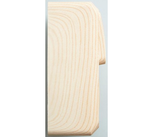 Этюд Сосна О/У Блок: Розетка с заземлением со шторками + Выключатель 1-клавишный  BPA16-201D  SE