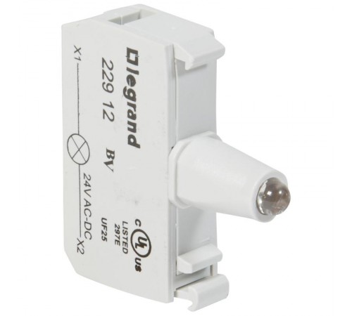 Блок подсветки для индикаторных кнопок и диффузоров - Osmoz - для комплектации - под винт - 24В~/= - зеленый  022912  Legrand