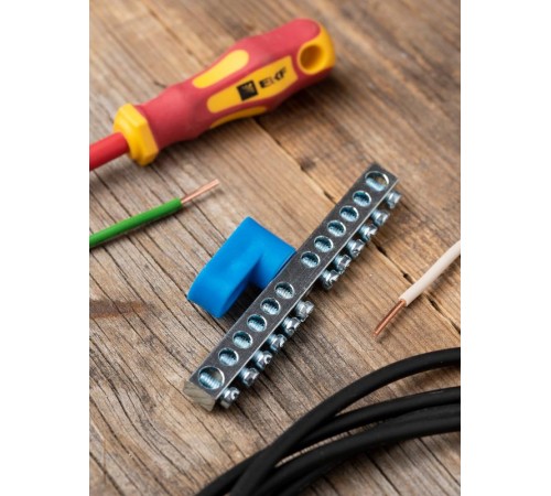 Шина "N" 63.12 (1-н изолятор стойка) никель EKF PROxima  sn1-63-12-1  EKF