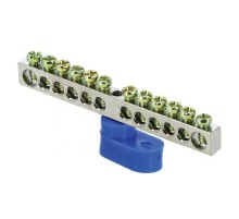 Шина "N" 63.12 (1-н изолятор стойка) никель EKF PROxima  sn1-63-12-1  EKF