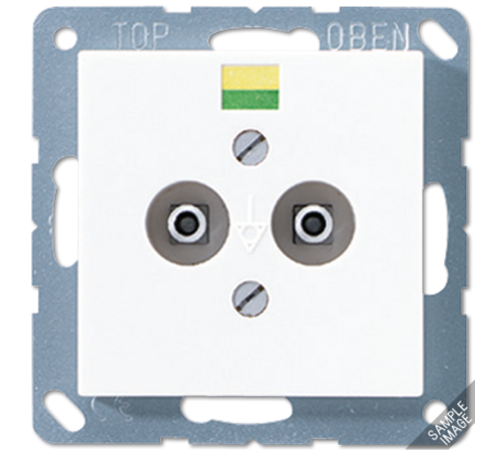 Штепсельная розетка для выравнивания потенциалов; слоновая кость  A565-2  Jung