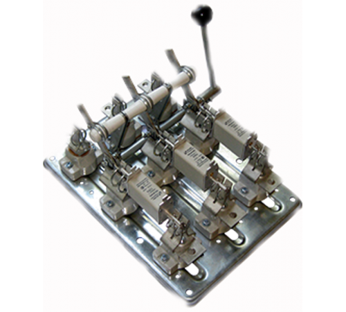 РПБ-2/Л УХЛ3, 250А, боковая смещённая рукоятка, левый привод, без предохранителей, IP00, разъединитель-предохранитель  (ЭТ)  ET519415  Электротехник