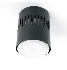 Светильник потолочный под лампу макс 12W, 230V, GX53 и подсветка 4000K, черный HL349  41460  FERON