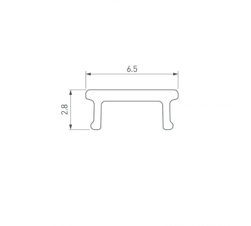 Экран SL-W7-S-2000 OPAL (ARL, Пластик)  053606  Arlight
