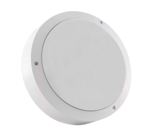 Светильник светодиодный пылевлагозащищенный для ЖКХ ULW-K15A 25W/5000K IP54 WHITE круг 5000K 3000Лм 220X70мм белый пр-во РФ  UL-00004258  Uniel