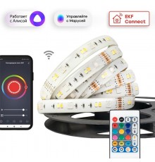 Умная светодиодная лента EKF Connect RGBW 5m  slswf-5-rgbw  EKF