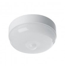 Светильник светодиодный пылевлагозащищенный для ЖКХ AL3006 с ИК-датчиком, 12W 900Lm 6500K в пластиковом корпусе, IP54, белый, 160*55мм  29611  FERON