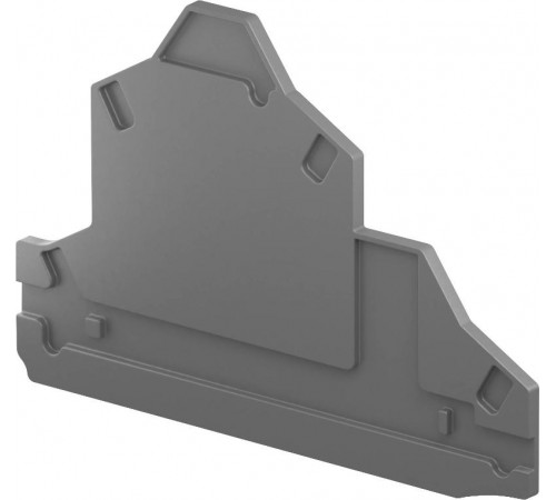 Изолятор торцевой EK2,5-D2 для 2-х уровневых втычных клемм ZK2,5-D1..D2  1SNK705960R0000  TE