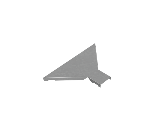 Крышка Т-ответвителя 50 мм "ПЛЮС" HD85  KTUplus50 HD85  КМ-профиль