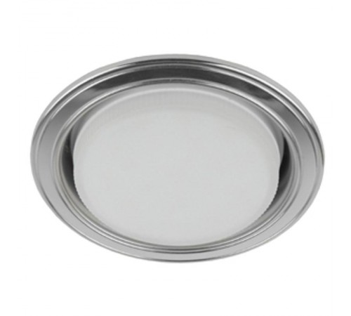 Светильник точечный встраиваемый под лампу KL35 13Вт GX53 серебро/хром  Б0017630  ЭРА