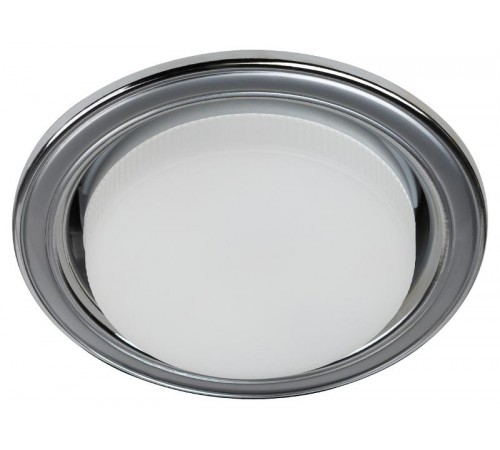 Светильник точечный встраиваемый под лампу KL35 13Вт GX53 серебро/хром  Б0017630  ЭРА