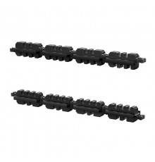 Комплект изоляторов главной шинной системы 1-2 шины на полюс, толщиной 10мм, 4Р  R5BBMS12104P  DKC