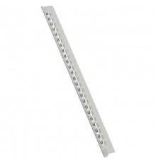 Маркер Memocab - ширина 2,3 мм - чёрная маркировка на белом фоне - заглавная буква U  037846  Legrand