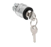 Механизм исполнительный переключателя ХB4 на 2 положения с замком, с извлечением ключа во всех положениях IP65  XB4BG2F-2P-65  EKF