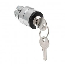 Механизм исполнительный переключателя ХB4 на 2 положения с замком, с извлечением ключа во всех положениях IP65  XB4BG2F-2P-65  EKF