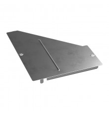 Крышка переходника правого Стандарт INOX (AISI 304) 500х200  PR16.5781  Промрукав