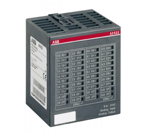 Модуль В/В, S500, 8AI/8AO, U/I/RTD, AX522  1SAP250000R0001  ABB