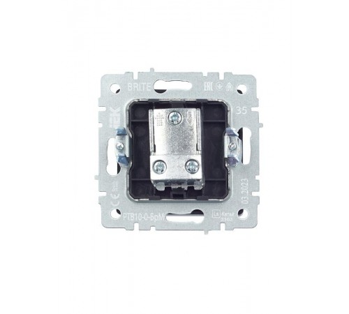 BRITE Розетка TV проходная РТВ10-0-БрМ маренго   BR-A10-P-K35  IEK