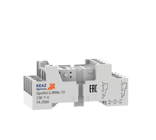 Розетка для реле OptiRel G RR94-74-230-7-V  281171  КЭАЗ